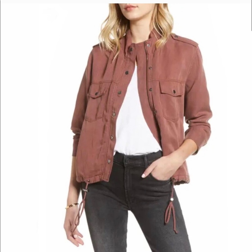 Rails military jacket burgundy xs